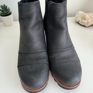 Sorel black Ankle Booties